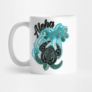 Vintage Hawaiian Aloha Badge Mug